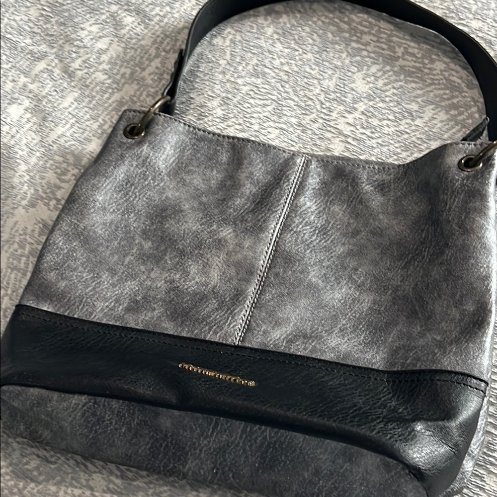 Stylish Gray and Black Women's Bag By Montana West